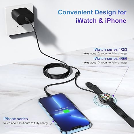 Cargador USB C actualizado para Apple Watch 