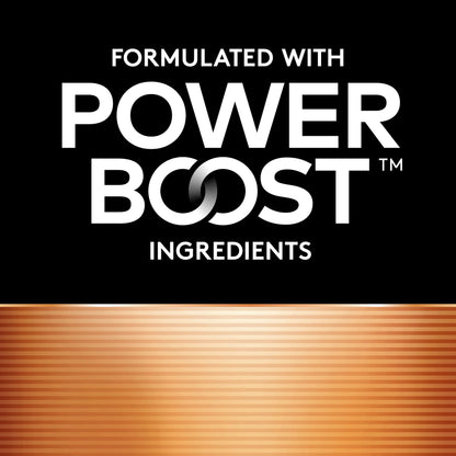 Pilas AA Duracell Coppertop con ingredientes Power Boost, paquete de 20 unidades, pila doble A con energía duradera, pila alcalina AA para dispositivos domésticos y de oficina