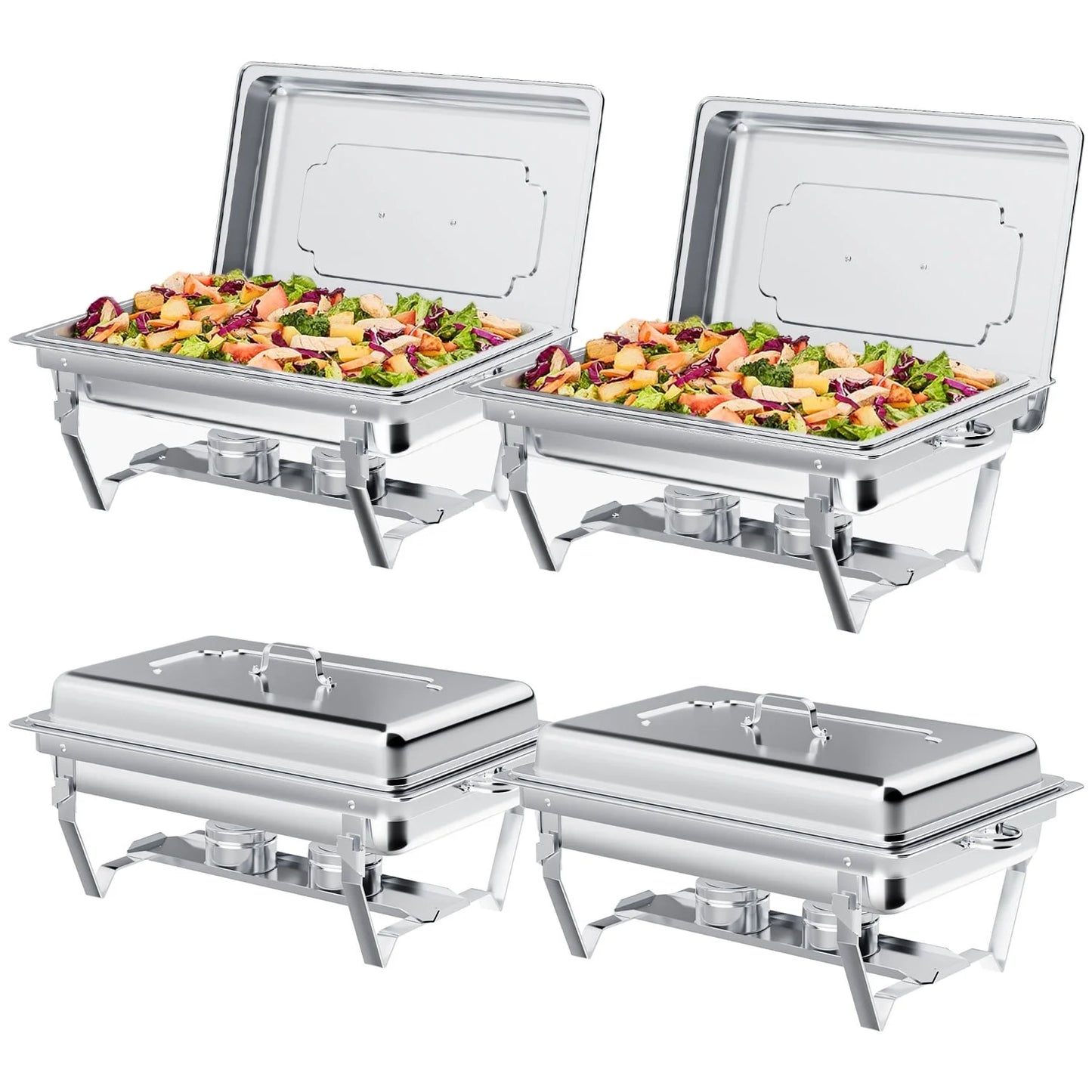 Juego de buffet para frotar platos, paquete de 4