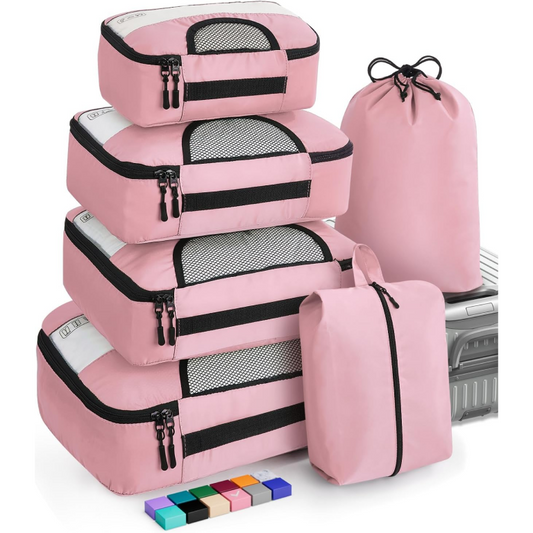 Veken 6 Set Packing Cubes for Suitcases,