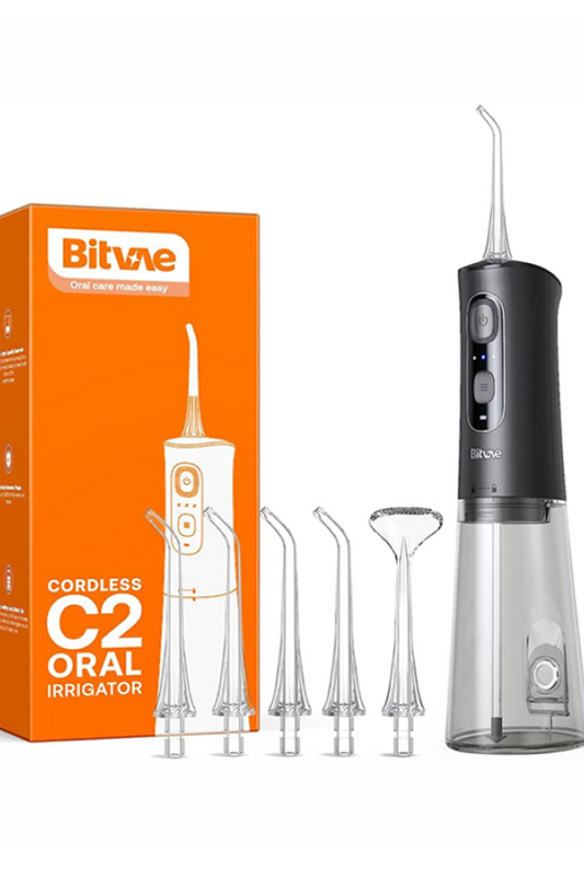 Bitvae Cordless C2 Oral Irrigator with 3 Modes, 40-Day Battery Life